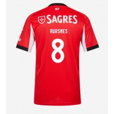 Benfica Fredrik Aursnes #8 Hemmatröja 2025-26 Korta ärmar